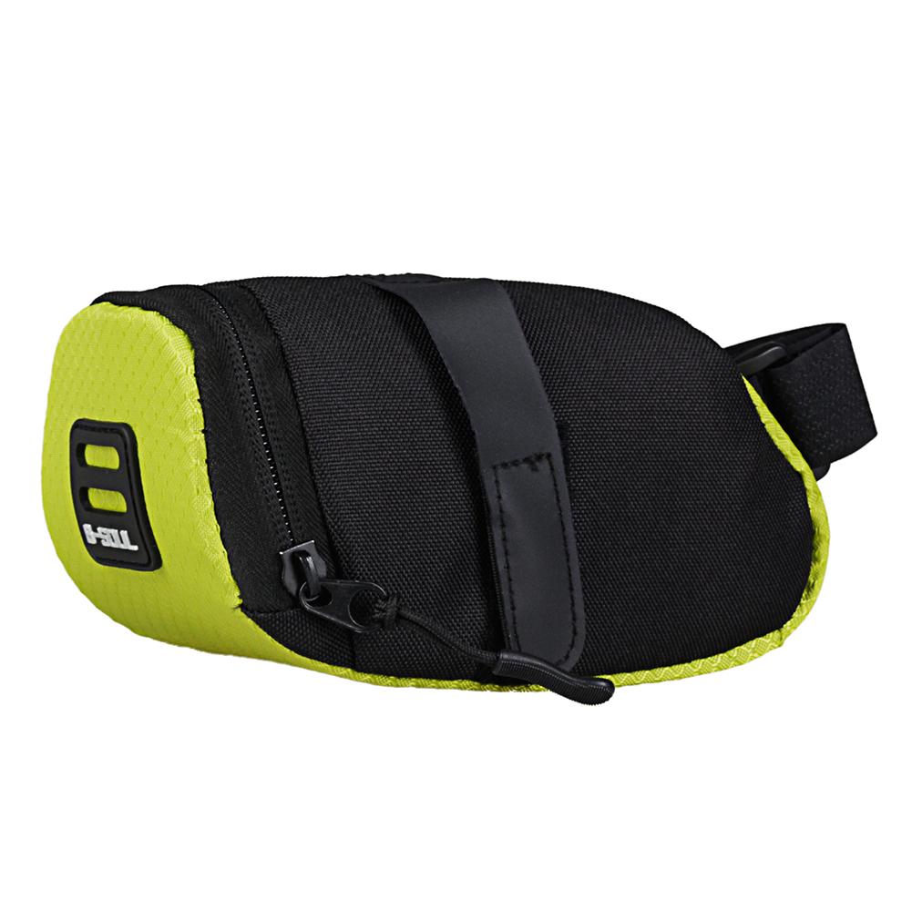 Reflective Bike Saddle Bag MTB Bicycle Tail Rear Seat Cycling Pouch Pannier Grey