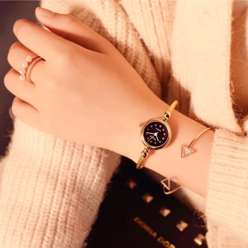 Vintage Open Bracelet Watch Female Student Korean Version Of The Simple Trend