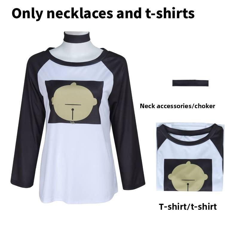 

Человек-бензопила Резе Футболка Костюм для косплея из полиэстеровой ткани для аниме-конвенций S