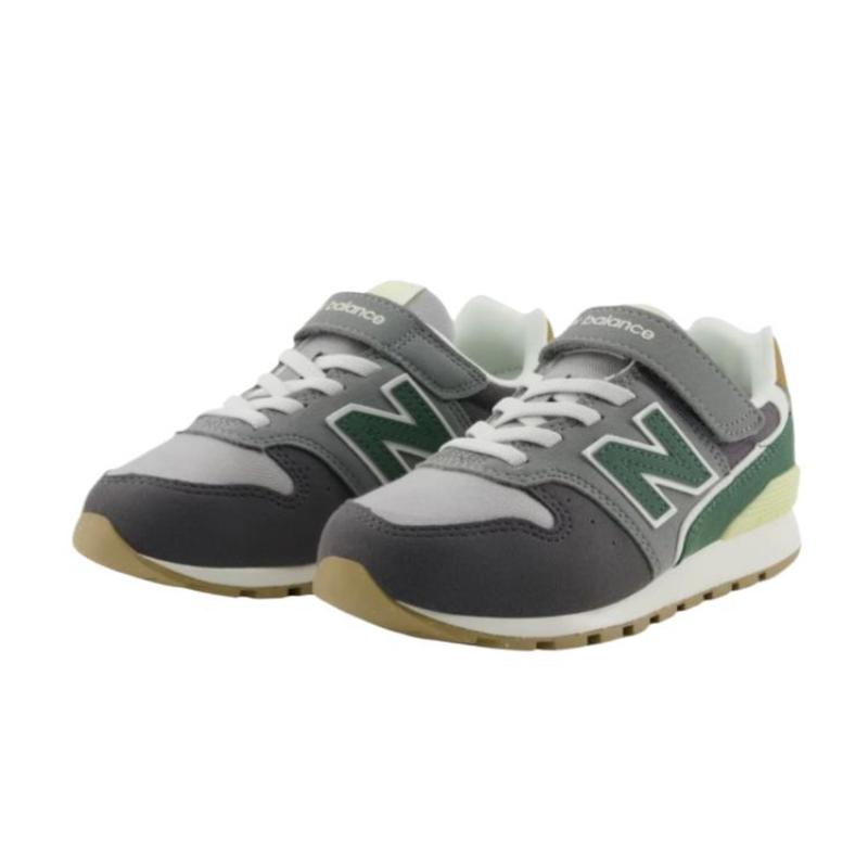 New Balance Casual Shoes Light Gray/dark Gray/green Kids' Sneakers YV996RT3-YV996RB3