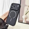 Luxury Tech Pattern Leather Slim Magnetic Case for iPhone 17 Pro Max 12 13 14 15 16 17 Pro 17 Air Wireless Charging Cover Funda