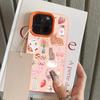 Cute Cat Strawberry Lychee Texture Phone Case For iPhone 17 Pro Max 16 15 14 13 12 11 Pro 14 15 Plus 17 Air Silicone Soft Cover