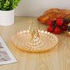 Luxury Golden Peacock Fruit Tray, Palace Banquet Dining Table Snack Cake Food Storage Salver, Holiday Wedding Decoration Props