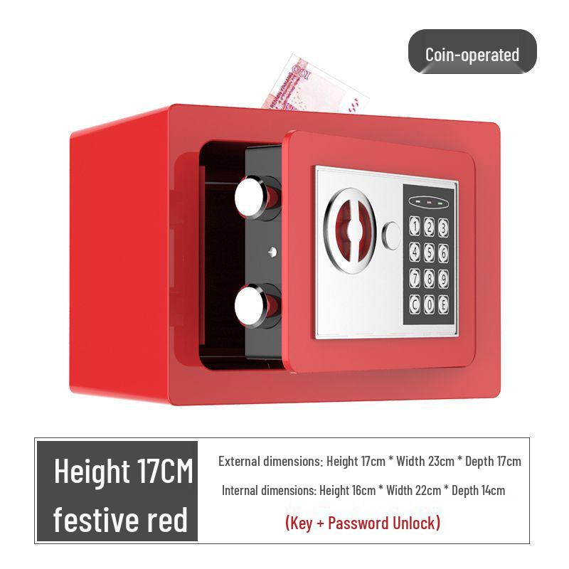 Compact Hidden Home & Office Alarm Safe 17cm