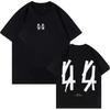 2026 44 Gruppo Etichette Cotone Hip Hop T-shirt Unisex Streetwear Manica Corta Girocollo Stampa Casual Traspirante Moda Maglietta Adulto