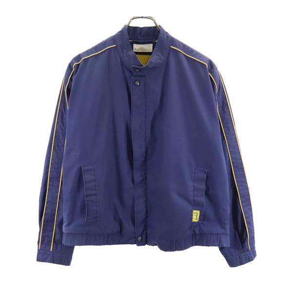 Dunhill 80s 90s Old Long Sleeve Stand Collar Jacket Navy System Men's Used