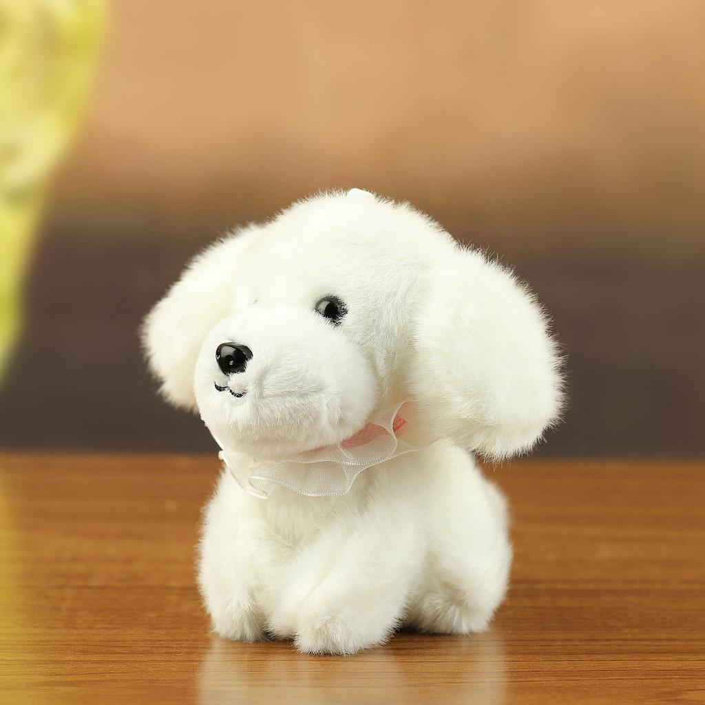 Plush Dog Toy Keychain With Pp Cotton Filling For Kids And Adults