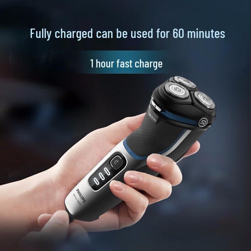 Philips Series 3000 S3206/09 Rotary Electric Shaver CN plug (adapter included)