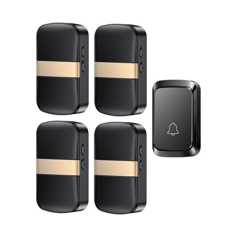Wireless Plug-Free Doorbell with Remote Control - Long-Range, Battery-Powered, Ideal for Homes & Seniors