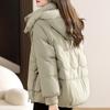 Down Cotton Coat for Women Winter New Short Style Korean Style Loose Hooded Thickened Coat Cotton Jacket