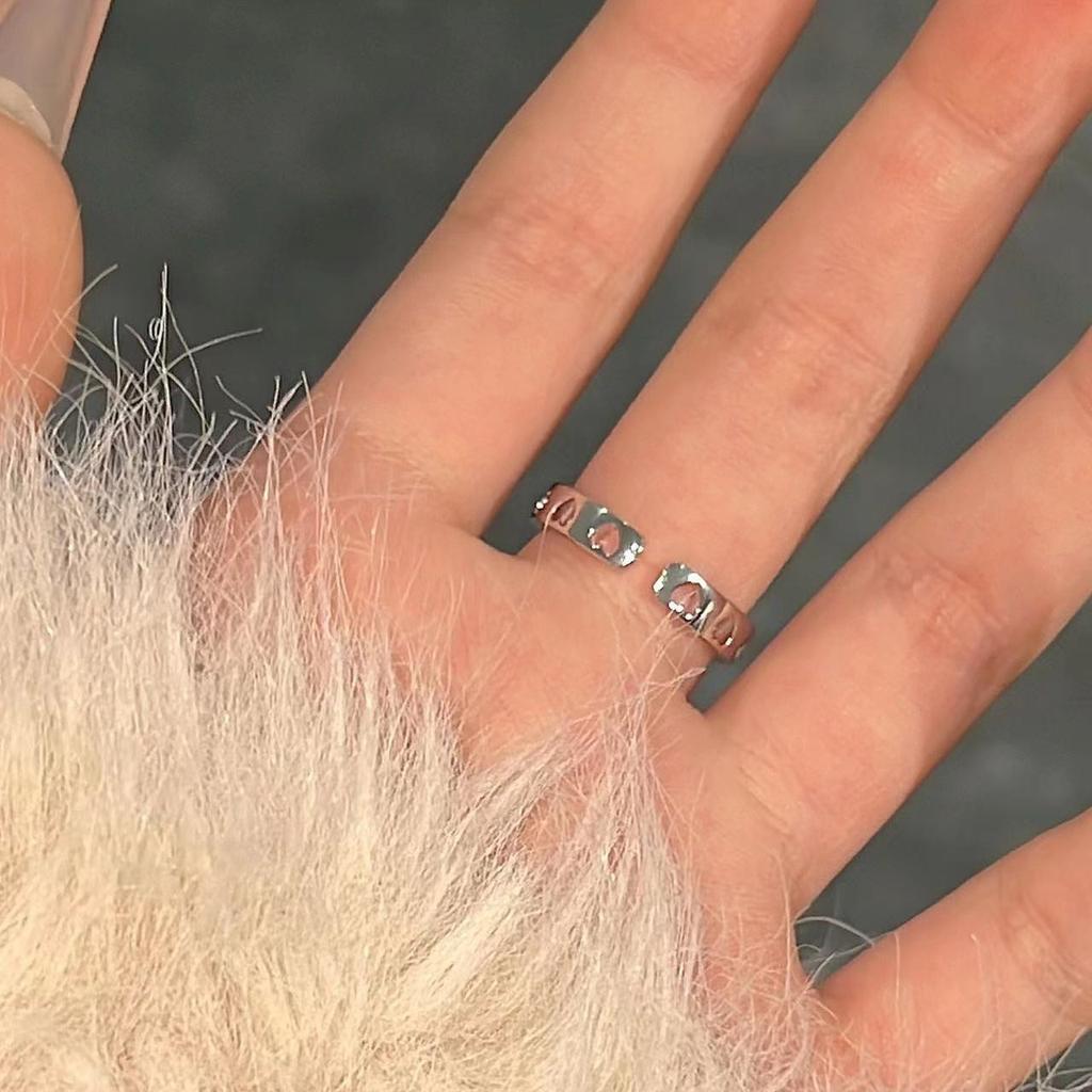 Love Ring Delicate Luxury Ring Butterfly Ring With Adjustable Opening Index Finger Ring Three Piece Set