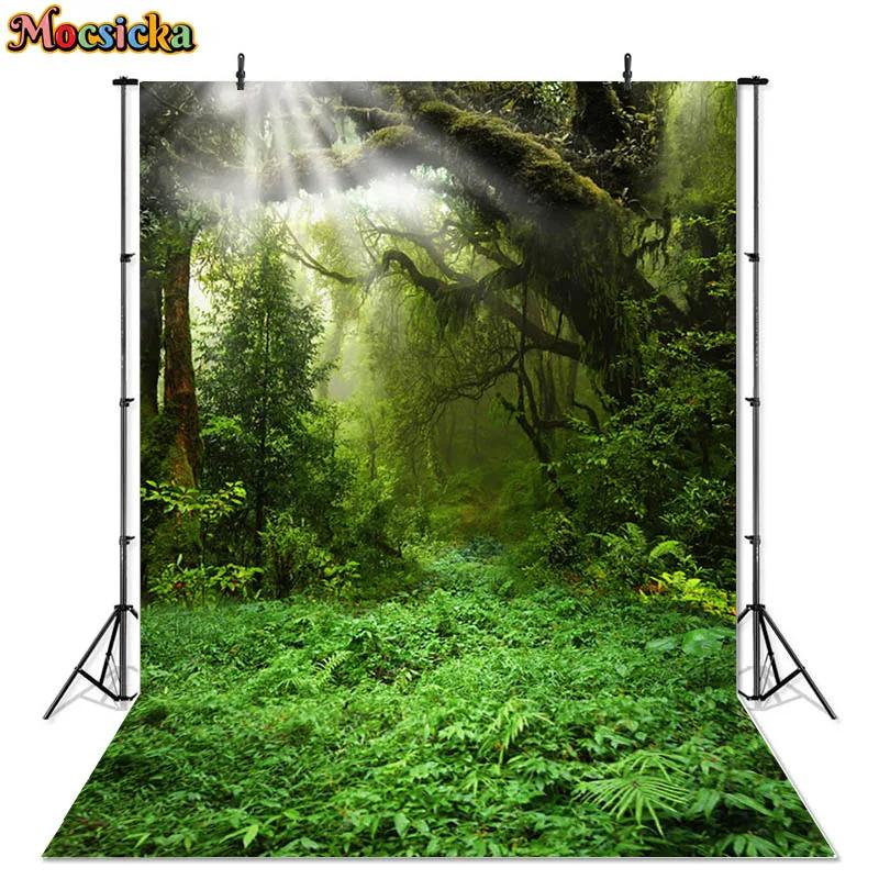 Spring Photography Backdrop Easter Grass Forest Fairyland Fairy Kids Baby Cake Smash Portrait Background Photo Studio Photophone