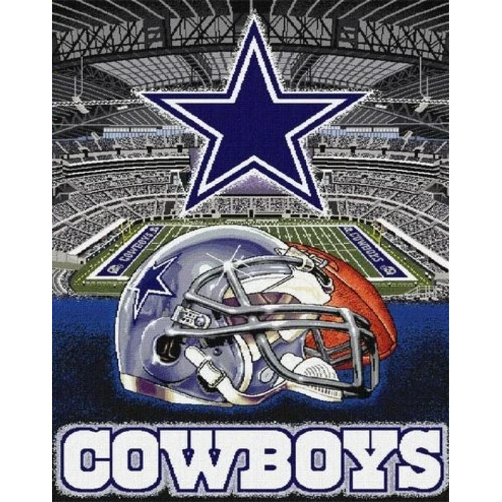 5D Diy Diamantová malba Výšivka křížkovým stehem Mozaika Americký fotbal Plný kulatý vrták Dekorace domu Nástěnné umění Dárek