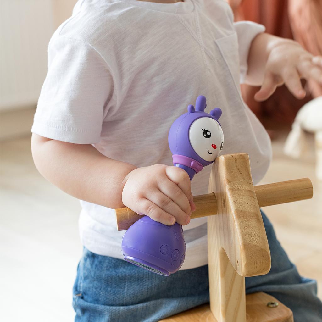 Juguete Mordedor Sonajero Musical para Bebé 0-24 Meses Chupete para Recién Nacidos Desgarro, Campana de Cama para Niños Móvil para Cuna Cochecito, Sonajero Educativo