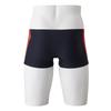 Mizuno N2MBB060 Exersuit Short Spats for Competitive Swimming and Size Black X XL Men's Training, 96 Red,