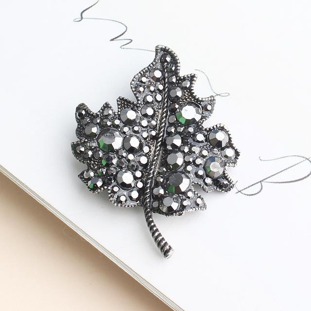 

Pomlee горный хрусталь кристалл оливки броши унисекс для женщин и мужчин брошь булавка воротник ювелирные изделия костюм пальто футболка платье аксессуары чёрный