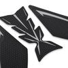 BYEMTTY Traction Pad Street Bike Kit for Kawasaki Ninja 400 (2018-2024), Ninja 250 (2019-2024), Z250 (2019-2024), and Z400 (2018-2024) Tank Pad (Gray)