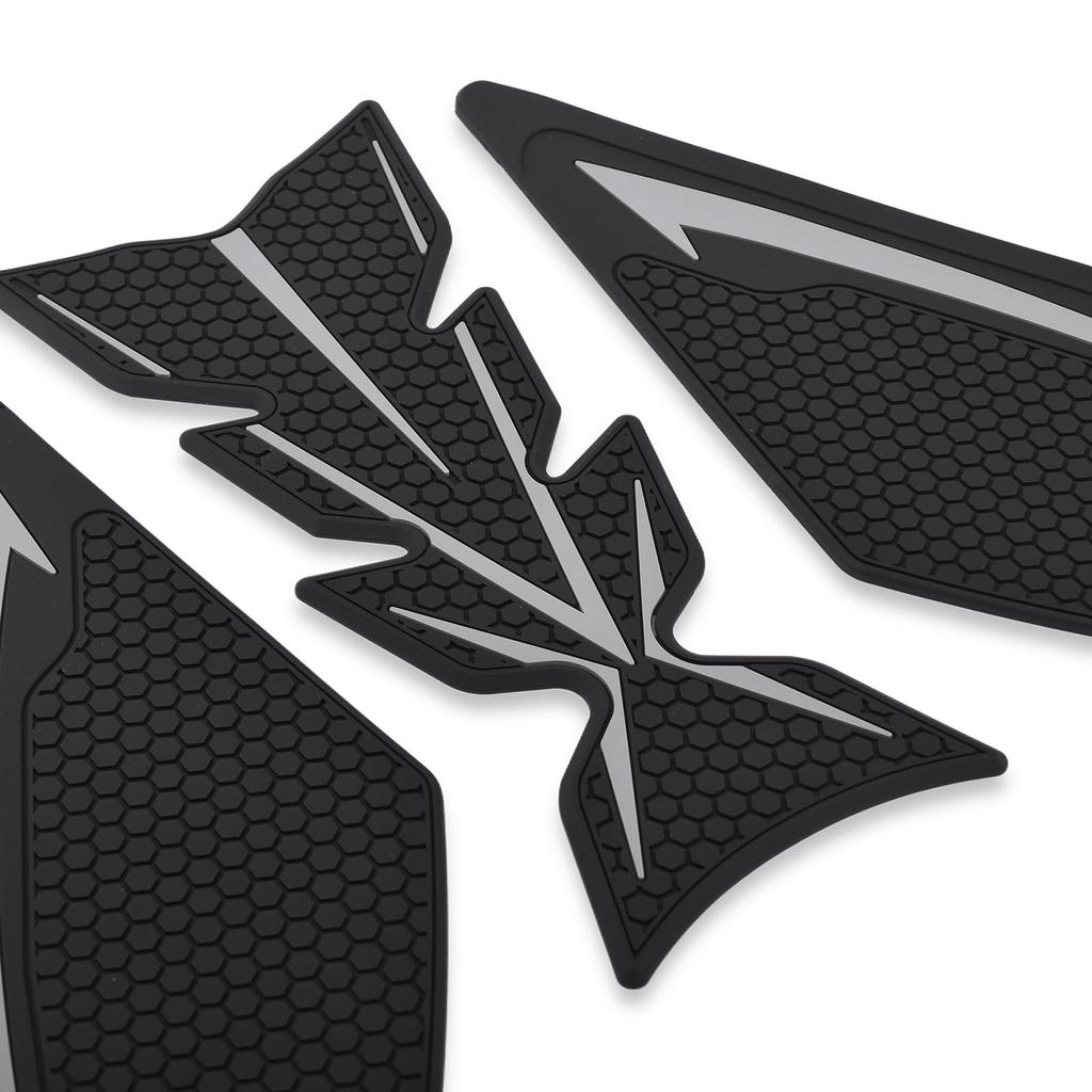 BYEMTTY Traction Pad Street Bike Kit for Kawasaki Ninja 400 (2018-2024), Ninja 250 (2019-2024), Z250 (2019-2024), and Z400 (2018-2024) Tank Pad (Gray)