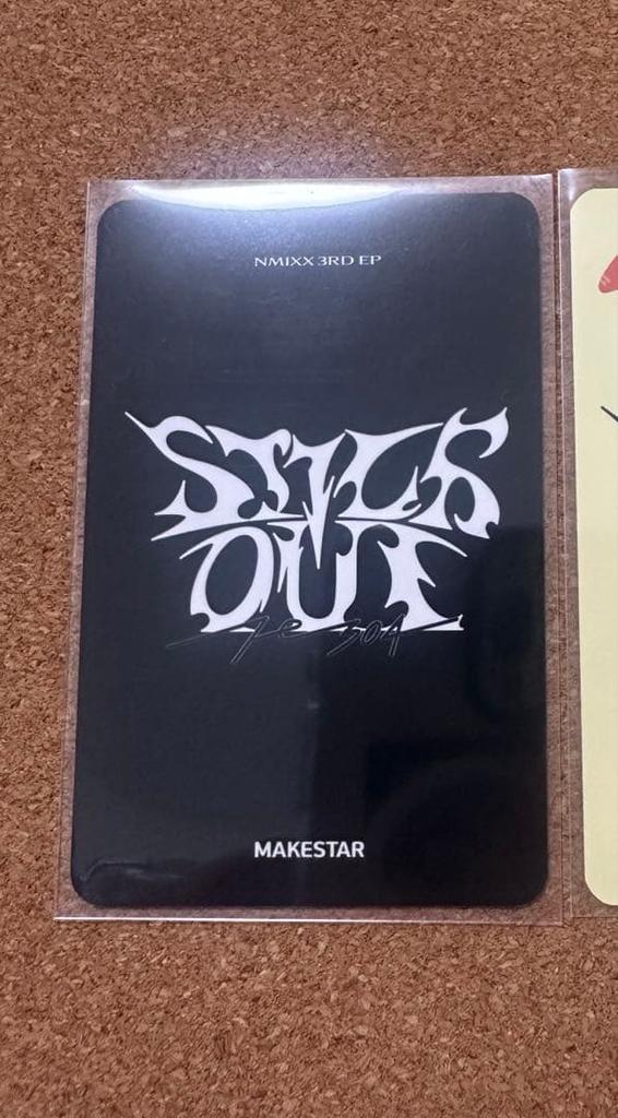 [USED] NMIXX Fe3O4 STICK OUT Makeestar Jiu