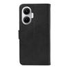 For Xiaomi Poco F7 5G/Xiaomi Redmi Turbo 4 Pro 5G Leather Wallet Case with Strap Solid Color Phone Stand Cover