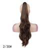Long Water Wave Ponytail Claw Clip Hair Extensions Synthetic Wavy Ponytail Hairpiece for Women Daily Hairstyle