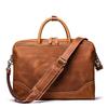 Men'S Handbag First Layer Cowhide Shoulder Oblique Span Bag Casual Retro 14 Inch Genuine Leather Women'S Computer Bag