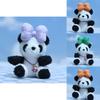 Adorable Cute Plush Panda Keychain Toy Soft Pp Cotton Stuffed Animal Decor