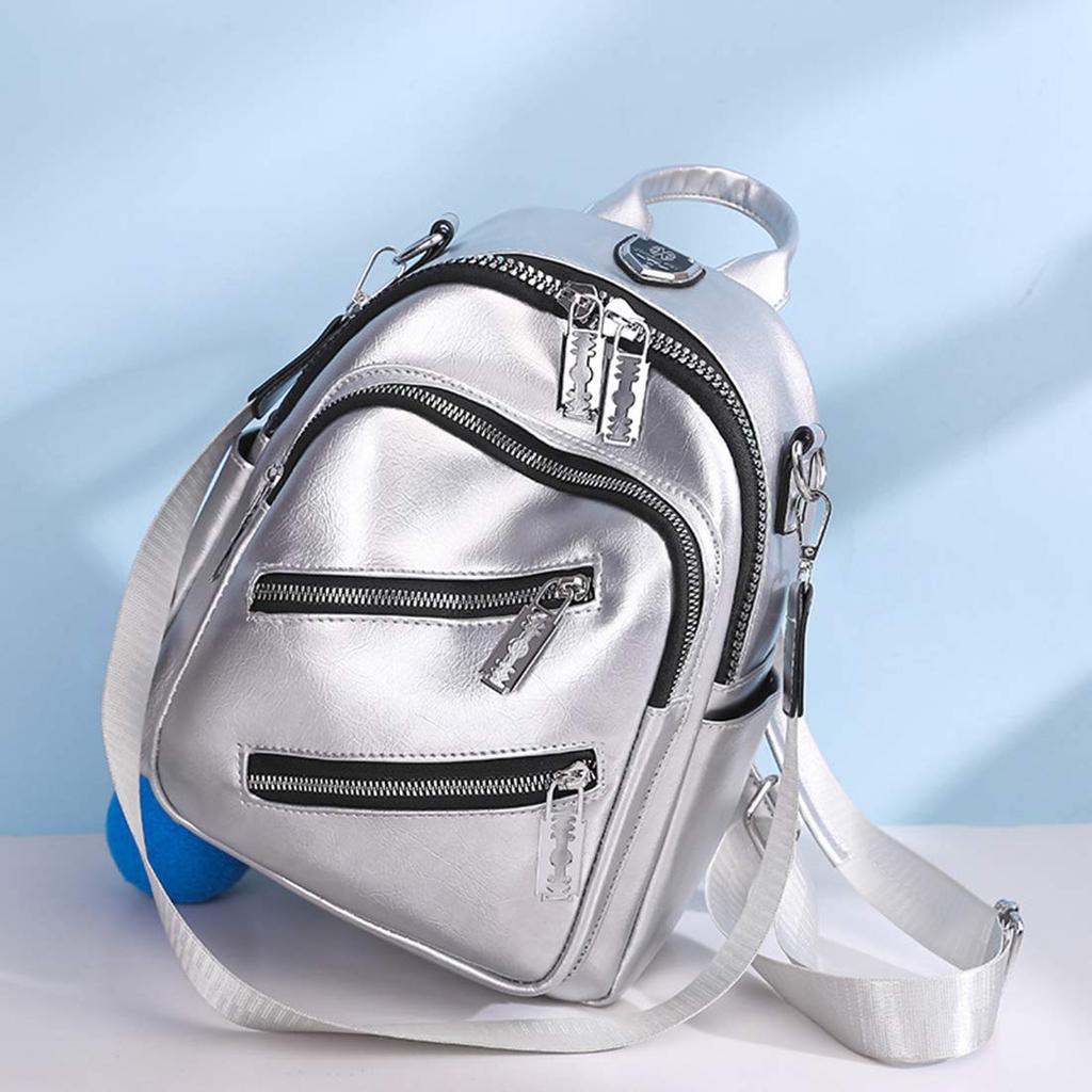 NACZHLOVELL Damen Mini-Rucksack, Stylischer PU-Leder-Rucksack/Umhängetasche, 3-Wege-Design, Niedliche Mini-Tasche für Mädchen, Perfekt für den Weg zur Arbeit, Schule und