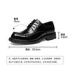 2025 New First-layer Cowhide Business Commuter Shoes Derby Shoes Men's Leather Shoes British Style Round Head Men's Trend Versatile