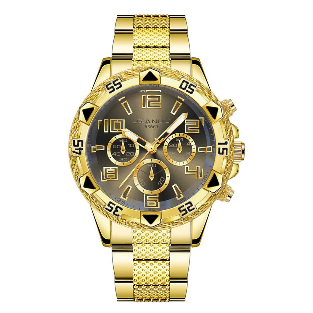 Men's  Luminous Running Alarm Clock Watch