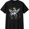 Anime Unicorn Fantasy Mens Womens T-Shirt Mythology Unisex Novelty Gift Tee