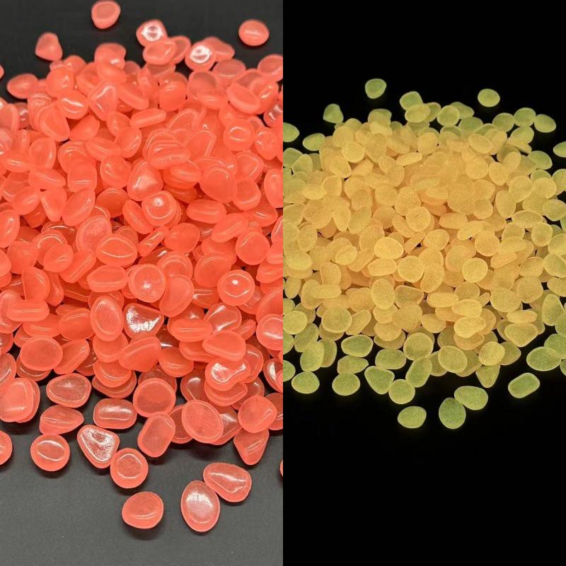 Medelstora Konstgjorda Lyser i Mörkret Stenar för Vas, Krukväxter och Akvarielandskap (1-1,5 cm)