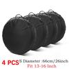 1/2/4PCS Polyester Car Auto Wheel Tire Cover Protector Car Spare Tire Cover Tyre Wheel Covers For Vehicles Dustproof Tire Bags