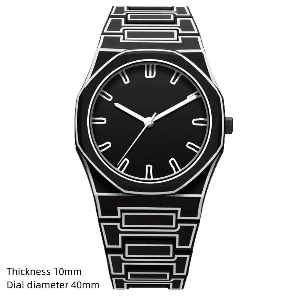 Silikonarmband Herren- und Damen-Quarzuhr Lässige Armbanduhr Mode Sportuhr Unisex