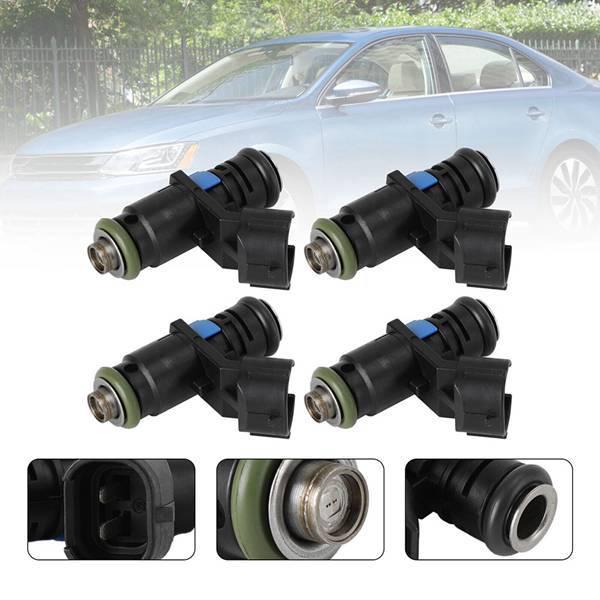 4-delat set med 03C906031A 04E906031F Bränslespridare för Volkswagen, Skoda, Seat