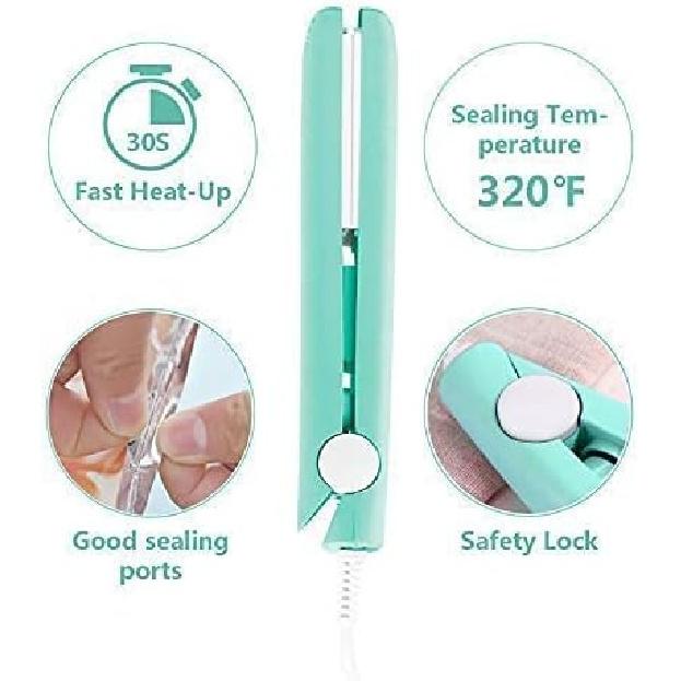 Mini Food Bag Heat Sealer Handheld,Portable Mini Sealing Machine Portable Food Sealer Household Storage Portable Hand Pressure Sealing Machine for