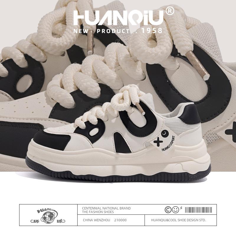 

Global panda board shoes women s versatile thick-soled trendy little white shoes summer mesh breathable Korean version of sports ZHQ5306 40