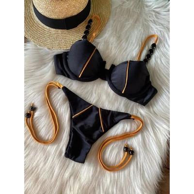 New Sexy Push Up Bikini Set Swimsuit Women's Low-waist Swimwear For Female Two Piece Beachwear 2025 Bathing Suit