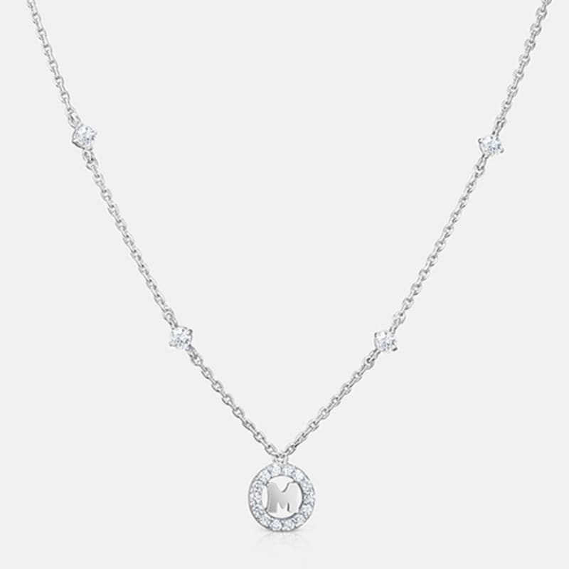 

METROCITY JEWELRY Centro White Silver Necklace A202SN9118WPA 42cm