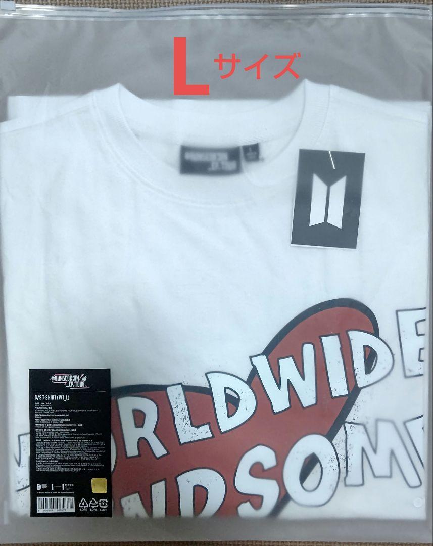 

[Б/У] RUNSEOKJIN BTS JIN WWH Футболка размер L Корея Гоян ДЖИН