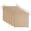 Maison Exclusive - Chaises à manger d'extérieur lot de 6 et coussins Acacia massif