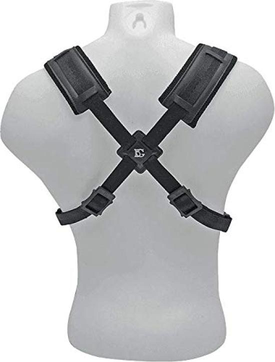 BG COMFORT HARNESS Strap for AltoTenor Saxophone, Size (MEN), Snap Hook, S40CSH