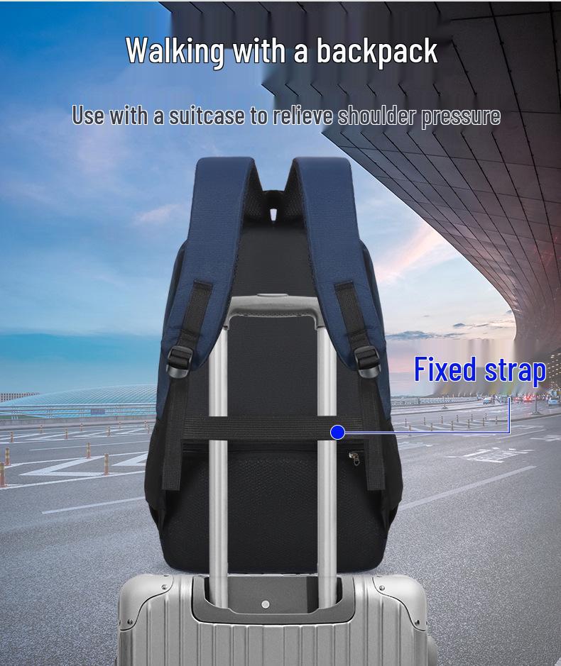 Versatile Large-Capacity Business Travel & Student Laptop Backpack