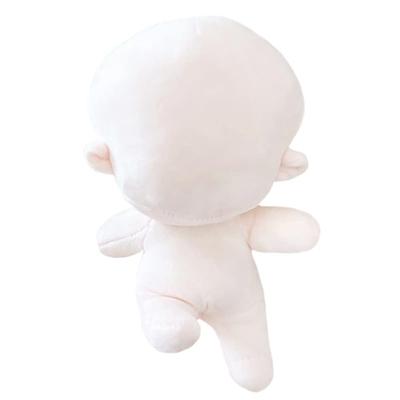 Niannyyhouse 20cm Cotton Doll Plush Toy with Skeleton No Embroidery Normal Body No Attributes Doll Dress Up (20cm, with Skeleton-a-3)