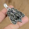 Natural Coconut Jasper Gemstone Pendant 925 Sterling Silver Indian Jewelry