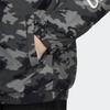 Adidas Neo Camouflage Buchstabenstreifen Gewebte Sportliche Freizeit-Kapuzenjacke Herren Jacken Schwarz HC9707