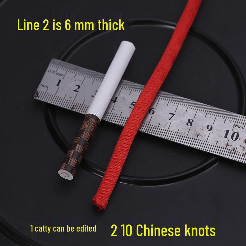 Chinese Knot Red Weaving Cord