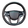 DIY Car Steering Wheel Cover For Cadillac Escalad 2015- XTS 13-19 SRX 13-16