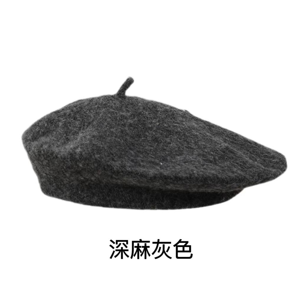 Autumn Winter French Beret Wool Pumpkin hats for women Ladies Female Outdoor Thick Warm Artist Caps Gifts