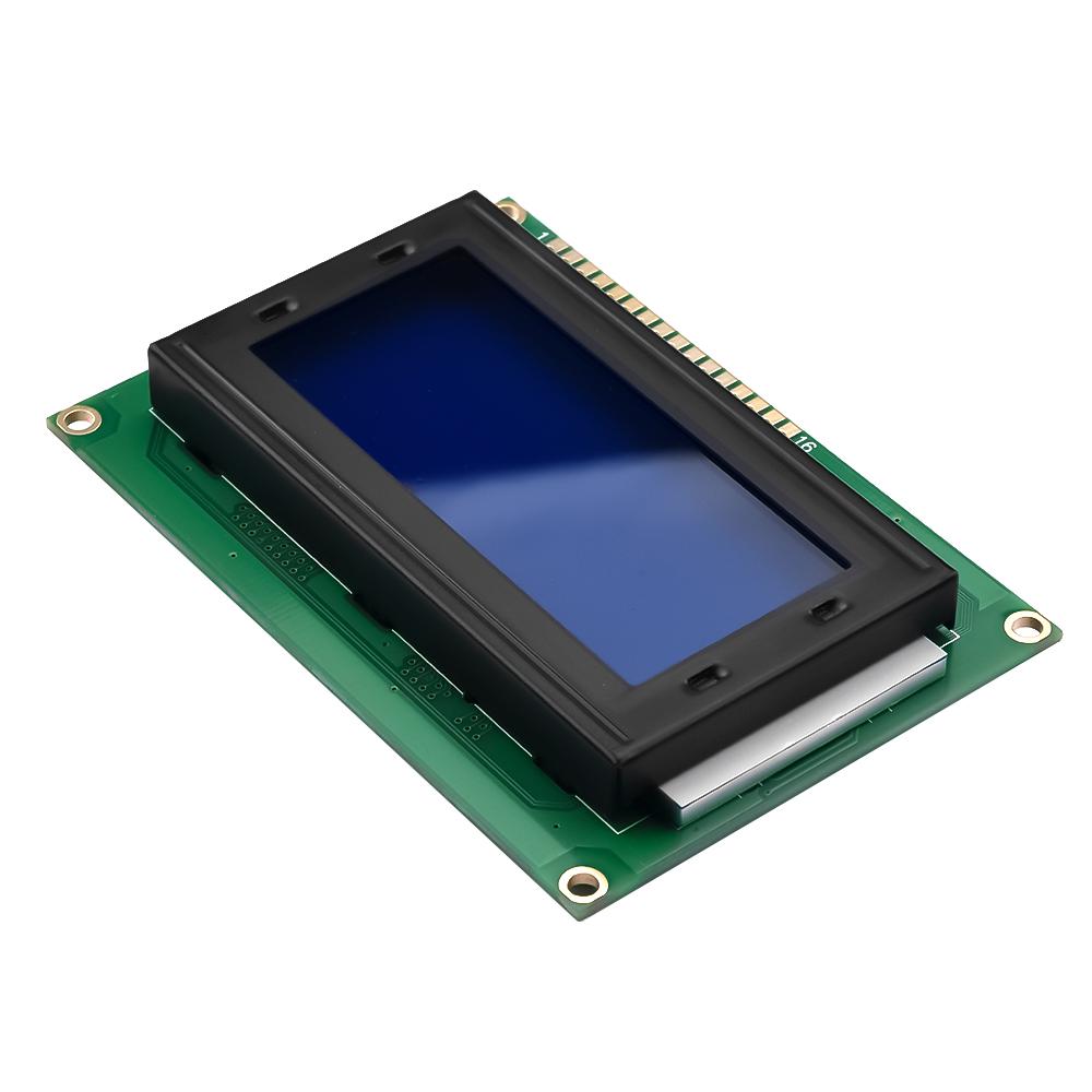 LCD 1604 Digitales Bildschirmanzeigemodul 1604 16*4 16x4 Zeichen-LCD Blau mit Hintergrundbeleuchtung Platine für Arduino DC 5V